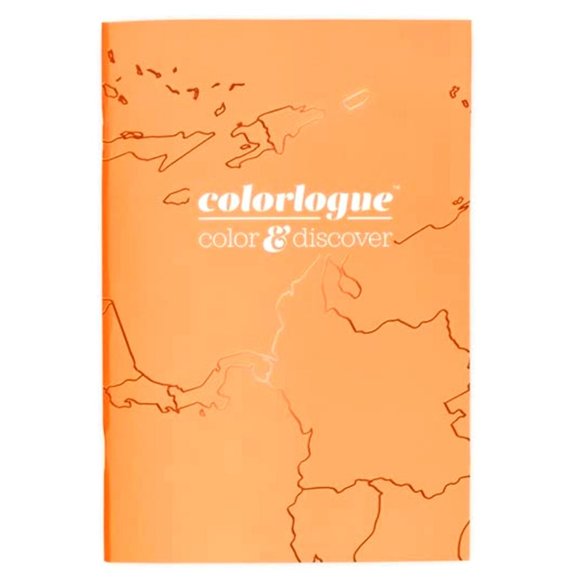 ❤️VALENTINE GIFT! ❤️ ✈️🌏 NWT The Colorlogue Map Coloring Book - Travel Record - Picture 4 of 7